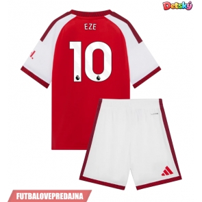 Lacne Dětský Futbalové dres Arsenal Eberechi Eze #10 2026-27 Krátky Rukáv - Domáci (+ trenírky)
